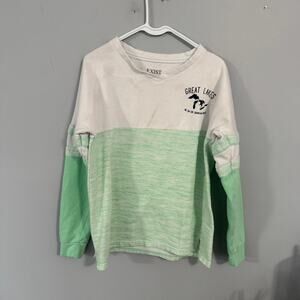 EXIST Original Classic Pullover Travel Sweatshirt Great Lakes Womens Size Small